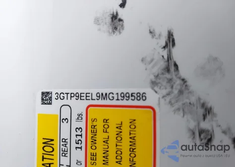 2021 GMC Sierra 1500 4Wd Short Box At4 z USA, uszkodzony, nr VIN 3GTP9EEL9MG199586